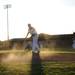 Huron players maintain the field after defeating Pioneer in both games on Monday, May 13. Daniel Brenner I AnnArbor.com